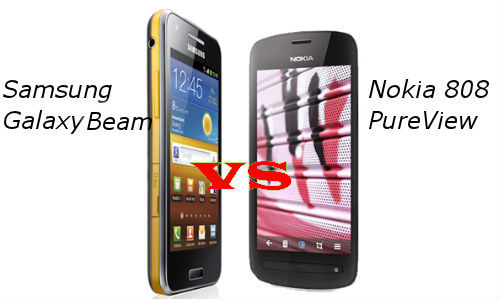 Samsung Galaxy Beam vs Nokia Pureview 808: Which Smartphone has Most Unique Specs?