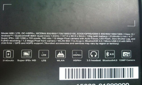Asus PadFone 2 Specs Leak Reveals Android ICS, 4.7-Inch Display and More