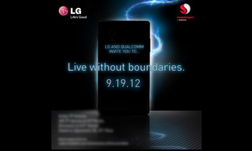 Optimus G: LG And Qualcomm September 19 Event Invite Hints At Launch of Next-Gen Phone