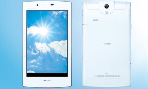NEC Medias Tab UL N08-D: Lightest Tablet with 249 Grams coming in Septmeber