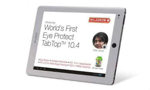 Milagrow TapTop 10.4: Android ICS Tablet Priced @ Rs 22,990