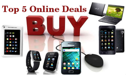 Weekend Guide: Top 5 Online Deals on Smartphones, Tablets, Laptops and More