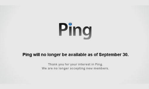 Ping to Retire on September 30, Apple Stops Accepting New Members
