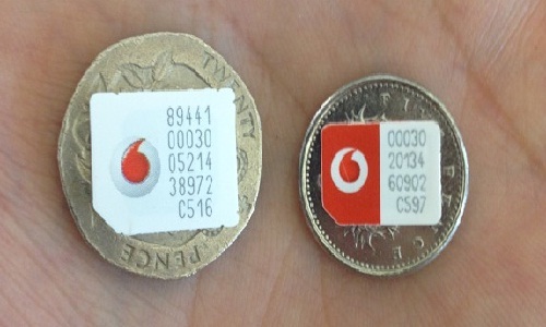 Vodafone Accidentally Confirms the Use of nanoSIM cards in the next iPhone