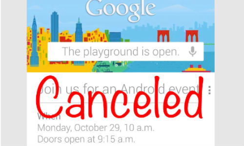 Google Android Event Cancelled: Hurricane Sandy Favors Microsoft, Leaves Google in Disguise
