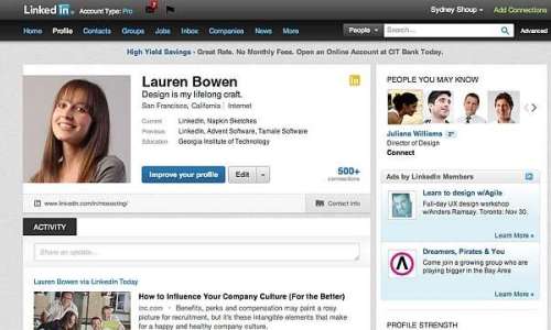 LinkedIn Introduces New Profile Page Design for Professionals