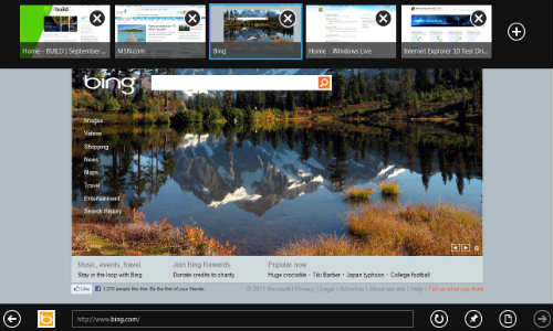 Microsoft recommends Internet Explorer 10 Browser for Windows 8