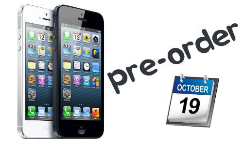 iPhone 5: Pre order to Kick Off on October 19, Price Starts Rs 45,000 [REPORT]