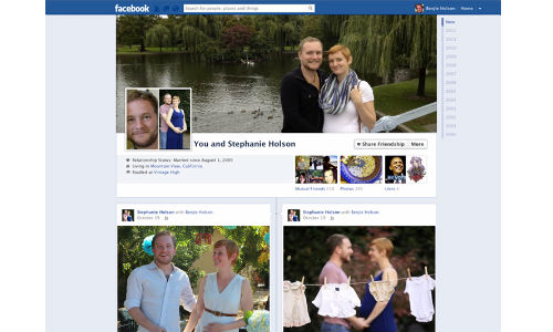 Facebook Friendship Pages Converted To Timeline with Enhanced Features