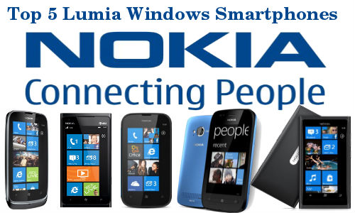 Top 5 Best Selling Nokia Lumia Windows Phone 7.5 Smartphones