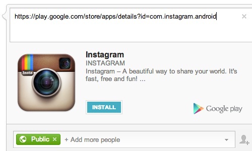 Google+ Now Offers to Download Android Apps Directly From the Stream