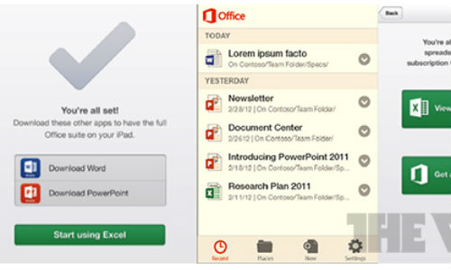 Microsoft Office for Android and iOS Coming Early 2013