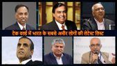 टेक वर्ल्ड में भारत के 10 सबसे अमीर लोगों की लेटेस्ट लिस्ट देखिए