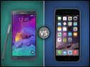 Apple iPhone 6 Plus Vs Samsung Galaxy Note 4: Phablet War... Apple iPhone 6 Plus Vs Samsung Galaxy Note 4: Phablet War Beyond the OS