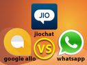 Google Allo vs WhatsApp vs Reliance JioChat: 8 Major... Google Allo vs WhatsApp vs Reliance JioChat: 8 Major Differences You Must Know