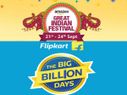 Amazon and Filpkart offers on best smartphones for this festival season