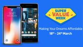 Flipkart's super value week offers on Xiaomi Mi MIX,... Flipkart's super value week offers on Xiaomi Mi MIX, iPhone X, Google Pixle 2 Xl, HTC U11+ and more