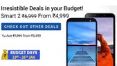 Budget smartphones fest on Flipkart starting from Rs. 3,000