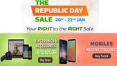 Flipkart Republic Day Sale (20th to 22nd Jan): Preview Offers on Smartphones, Electronics and more