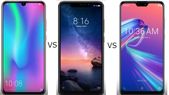 Xiaomi Redmi Note 6 Pro vs Honor 10 Lite vs Asus Zenfone Max Pro M2 Rear Camera comparison