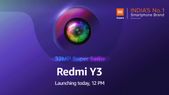 Redmi Y3 with 32MP selfie camera India launch today:... Redmi Y3 with 32MP selfie camera India launch today: Threat to other 20MP front camera smartphones