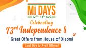 Flipkart Mi Days Sale (Aug 12 - 18) – Irresistible Offers On Xiaomi Smartphones