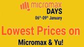 Micromax Days Sale On Flipkart: Evok Dual Note, Spark Go, Bharat 5 Pro, YU ACE And More