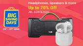 Flipkart Big Saving Days 2020 Sale on Headphones, Speakers And More Flipkart Big Saving Days 2020 Sale on Headphones, Speakers And More