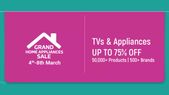 Flipkart Grand Home Appliances Sale: Up To 70% Off On Smart TVs