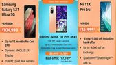 List Of 108 MP Camera Smartphones Available On Amazon Great Indian Festival Sale 2021 With Discount Price