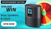 Amazon Entertainment Edition Spin And Win Quiz Answer: Get Free Bose Speaker