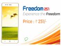 ರೂ.251 ಕ್ಕೆ... ರೂ.251 ಕ್ಕೆ 'Freedom 251' ಸ್ಮಾರ್ಟ್ಫೋನ್ ಭಾರತದಲ್ಲಿ