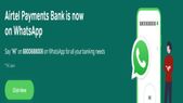 ವಾಟ್ಸಾಪ್‌ನಲ್ಲಿ ಏರ್‌ಟೆಲ್‌ ಪೇಮೆಂಟ್ಸ್ ಬ್ಯಾಂಕ್‌ ಸೇವೆ ಪಡೆಯುವುದು ಹೇಗೆ?