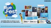 ಸ್ಯಾಮ್‌ಸಂಗ್‌ನಿಂದ 'ಬ್ಲೂ ಫೆಸ್ಟ್‌' ಆಫರ್‌ ಪ್ರಕಟ! ಏನೆಲ್ಲಾ ಡಿಸ್ಕೌಂಟ್‌ ಸಿಗಲಿದೆ?