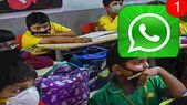 பள்ளிக்கூடமாக மாறிய whatsapp: வீட்டுப்பாடம் முடிச்சாச்சா?- படிப்பு முக்கியம் பாஸ்!