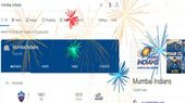 வானவெடி போடும் Google: மும்பை இந்தியன்ஸ் வெற்றிக்கு கூகுள் அளித்த பரிசு!