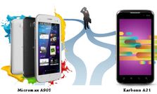 कार्बन ए21 और माइक्रोमैक्‍स ए905 सुपरफोन पिक्‍सल में से कौन सा स्‍मार्टफोन लेंगे आप?