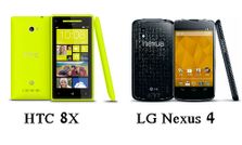एलजी नेक्‍सस 4 और एचटीसी 8 एक्‍स, कौन है आपकी पसंद?