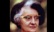 देखिए फोटोशॉप का कमाल इंदिरा गांधी को लगाया गूगल ग्‍लास