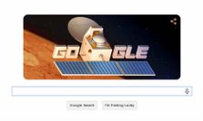 डूडल पर उतरा भारतीय 'मंगलयान'