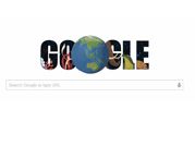 गूगल ने अपने डूडल में घुमाई पृथ्वी