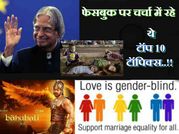 2015 के फेसबुक में सबसे अधिक चर्चित ये हैं टॉप 10 टॉपिक..!!