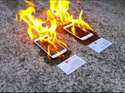 क्या हुआ जब iPhone6 और सैमसंग गैलेक्सी एस5 में लगी आग!