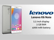 लेनोवो के6 नोट भारत में: जानें इसकी कीमत और फीचर्स