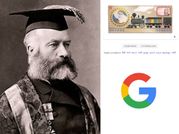 गूगल ने डूडल के जरिये सर सैंडफोर्ड फ्लेमिंग को किया याद