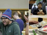 iPhone X की दिवानगी में ऐसा हुआ लोगों का हाल, देखें ये मजेदार तस्वीरें