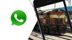 अब Whatsapp पर मिलेगा ट्रेन का लाइव स्टेटस