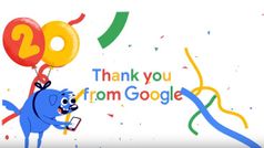Happy Birthday Google: डूडल ने खास अंदाज में दिखाई 20 सालों की झलक
