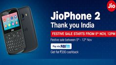 Jio Phone 2 की पहली बार ओपन सेल हुई शुरू, 12 नवंबर तक फोन खरीदने का मौका