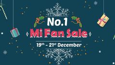 No.1 Mi Fan sale आज रात 12 बजे से होगी शुरू
